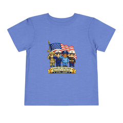 Land of the Free - Toddler 250th Anniversary Patriotic Shirt