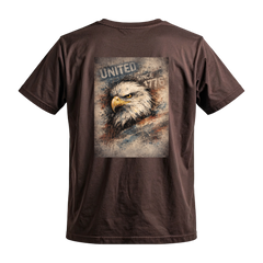 United Since 1776 (Back Print) Vintage Eagle Patriotic 250th Anniversary T-Shirt