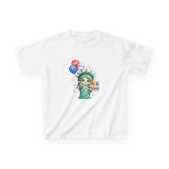 Birthday Lady Liberty- Kids 250th Anniversary Shirt