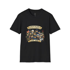 Land of the Free - Adult / Teen 250th Anniversary Patriotic Shirt