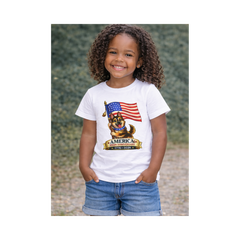 Patriotic Puppy - Toddler 250th Anniversary Shirt