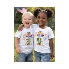 Happy 250th Birthday America - Toddler Patriotic Celebration Shirt