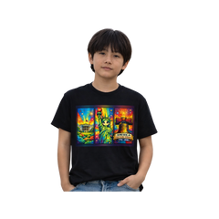 Colorful Americana Art Shirt - America 250 Years Strong Anniversary Shirt