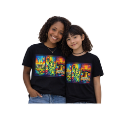 Colorful Americana Art Shirt - America 250 Years Strong Anniversary Shirt