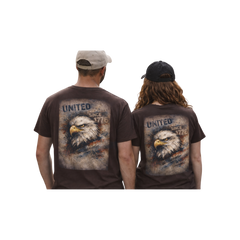 United Since 1776 (Back Print) Vintage Eagle Patriotic 250th Anniversary T-Shirt