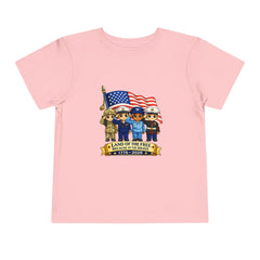 Land of the Free - Toddler 250th Anniversary Patriotic Shirt