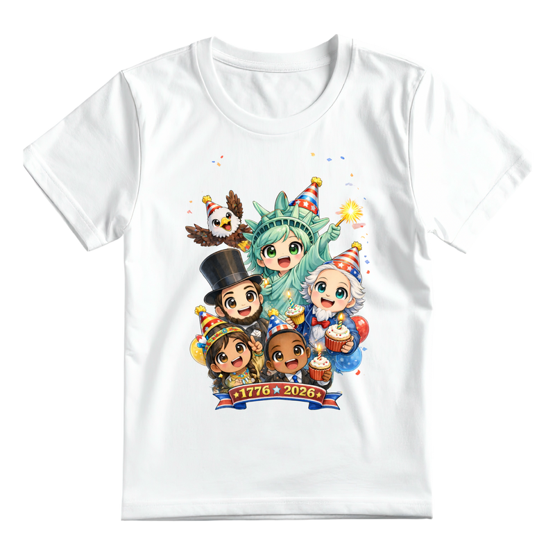 Great American Icons - Toddlers 250th Anniversary Shirt