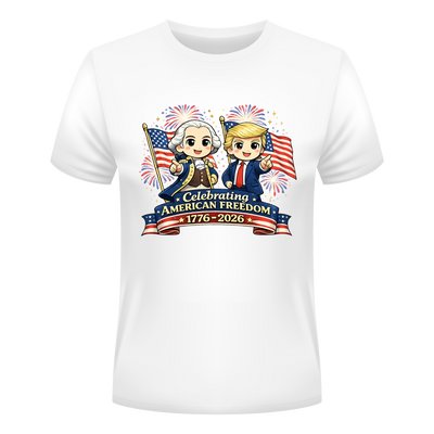 Freedom Leaders - Adult / Teen 250th Anniversary Patriotic Shirt (1776-2026)