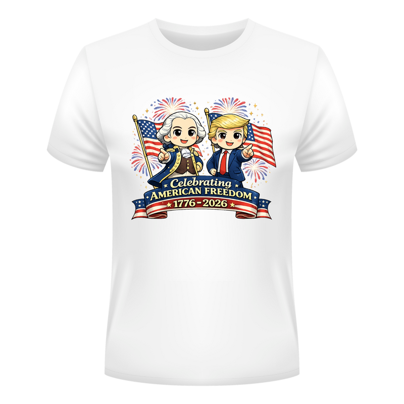 Freedom Leaders - Adult / Teen 250th Anniversary Patriotic Shirt (1776-2026)