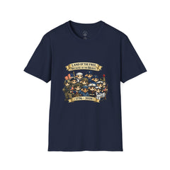 Land of the Free - Adult / Teen 250th Anniversary Patriotic Shirt