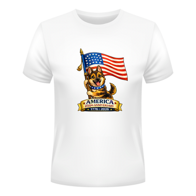 Patriotic Puppy - Kids 250th Anniversary Shirt