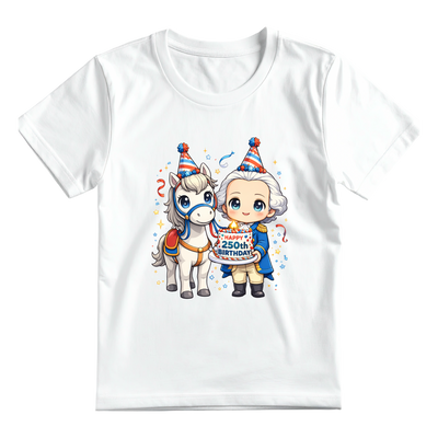 George Washington - Toddlers 250th Birthday Shirt