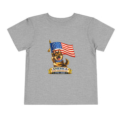 Patriotic Puppy - Toddler 250th Anniversary Shirt