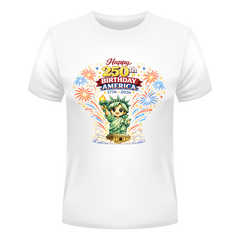 Happy 250th Birthday America - Kids Patriotic Celebration Shirt