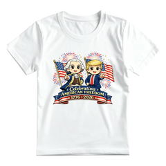 Freedom Leaders - Toddler 250th Anniversary Patriotic Shirt (1776-2026)