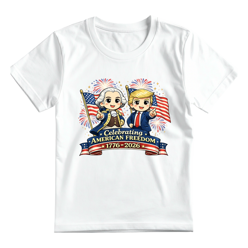 Freedom Leaders - Toddler 250th Anniversary Patriotic Shirt (1776-2026)