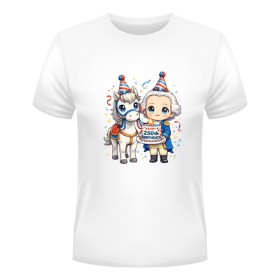 George Washington - Kids 250th Birthday Shirt
