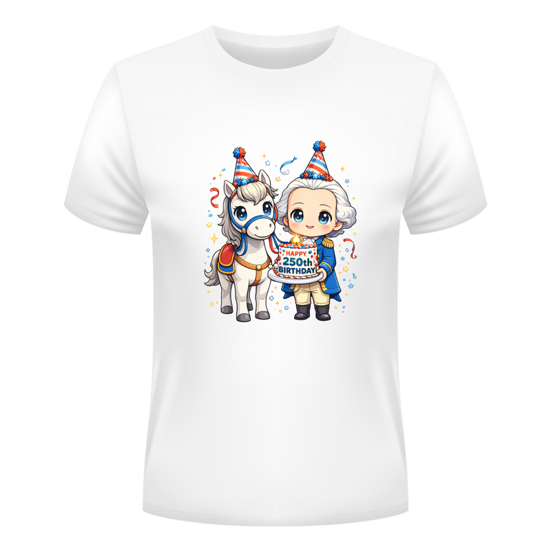 George Washington - Kids 250th Birthday Shirt