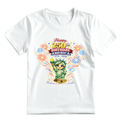 Happy 250th Birthday America - Toddler Patriotic Celebration Shirt