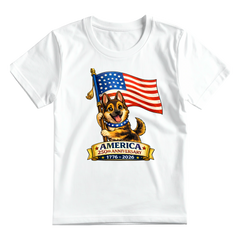 Patriotic Puppy - Toddler 250th Anniversary Shirt