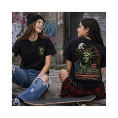 United We Stand (Back Print) Freedom Since 1776 Grunge Patriotic T-Shirt | Teen and Adult Unisex Shirt